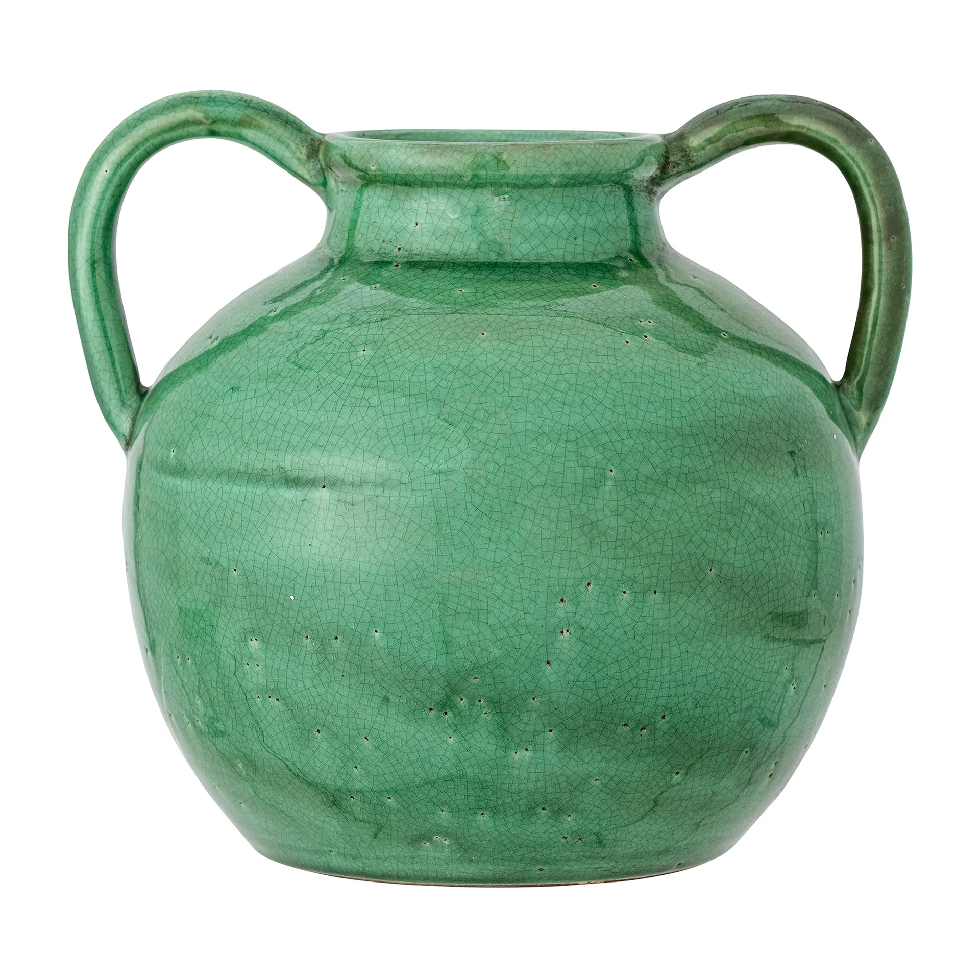 Cham Deco vase 25.5 cm, Green terrakotta Bloomingville