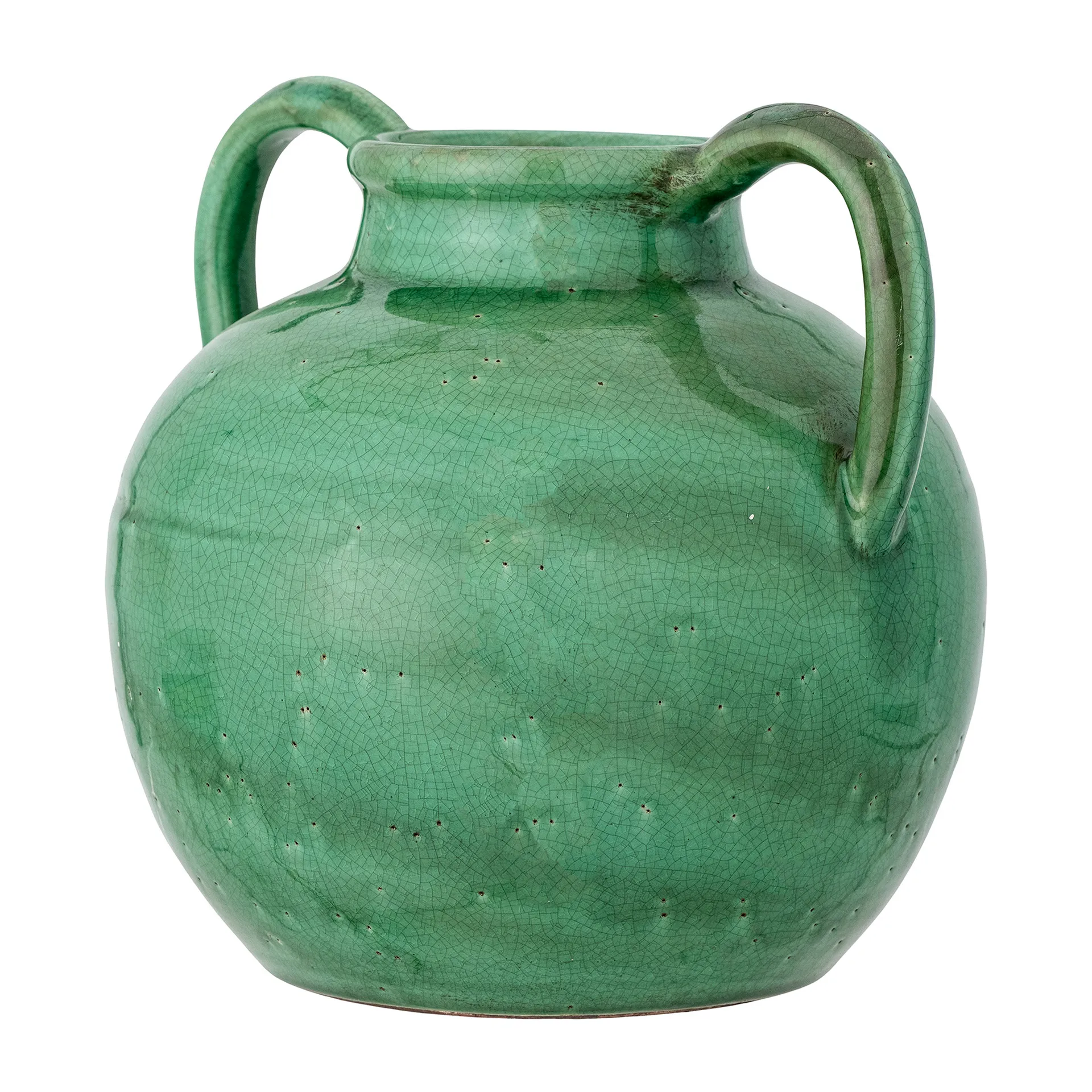 Cham Deco vase 25.5 cm, Green terrakotta Bloomingville