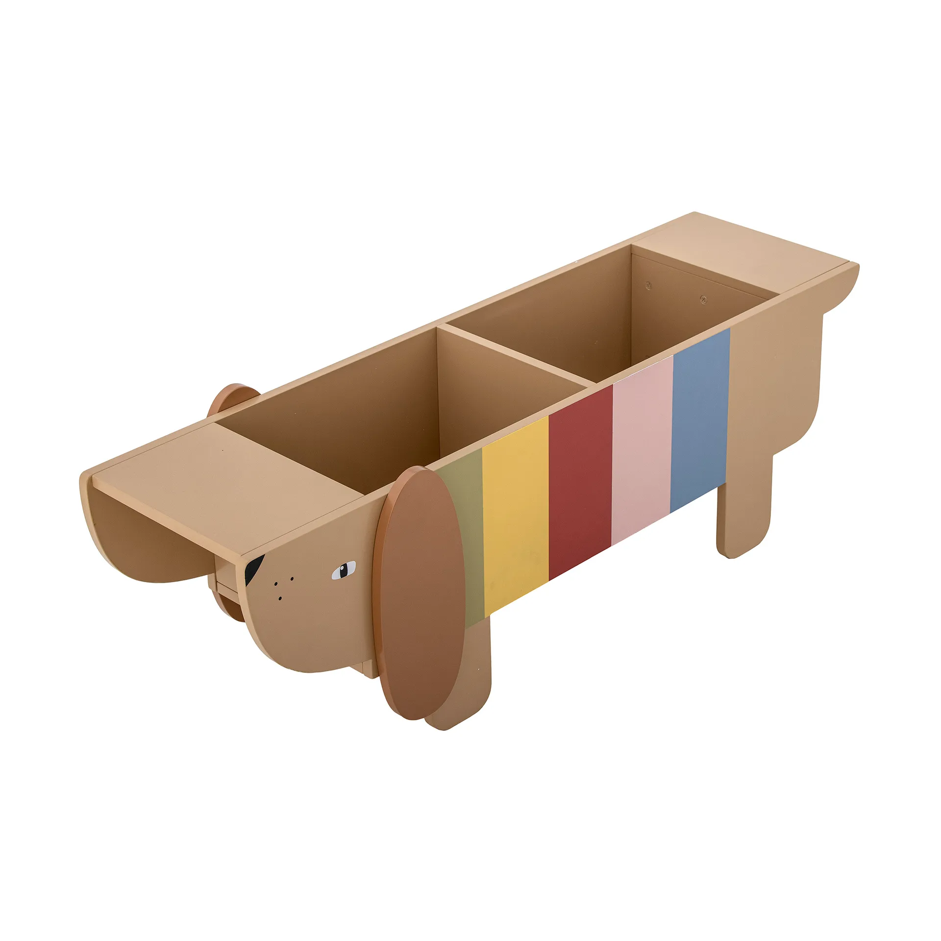 Charlie book case, Brown-multi Bloomingville