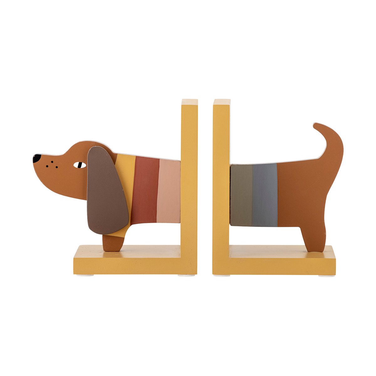 Bloomingville Charlie book ends 2 pieces Yellow | Scandinavian Design | Decorative accessories | Yellow