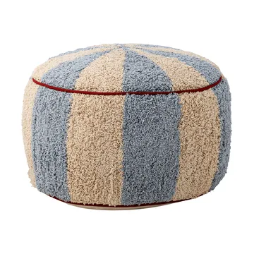 Charoline pouf Ø44 cm - Blue-white-red - Bloomingville