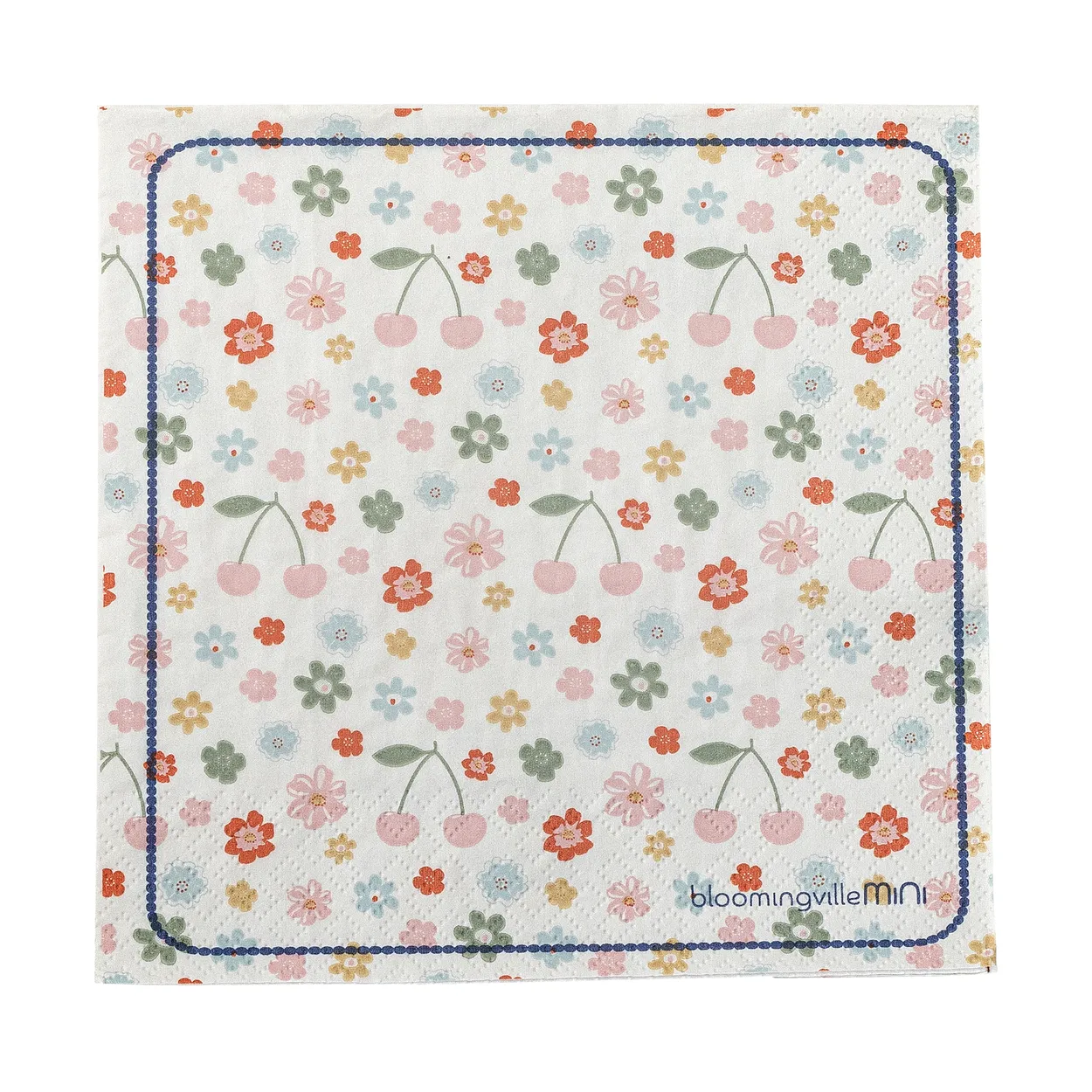 Bloomingville Cherry paper napkins 20-pack Rose | Scandinavian Design | Paper napkins | Pink