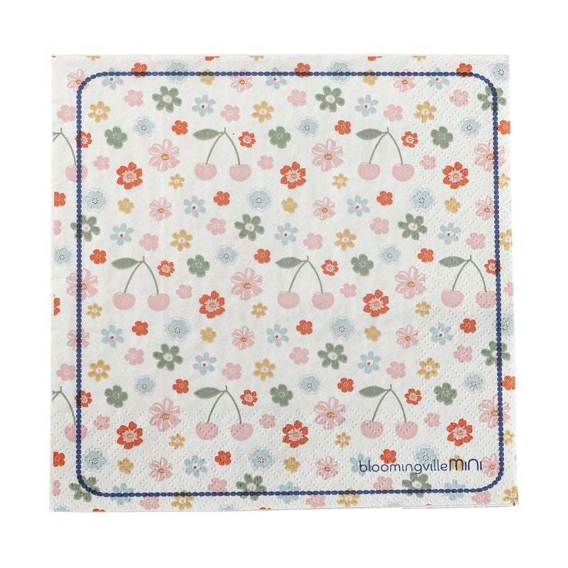 Bloomingville Cherry paper napkins 20-pack Rose