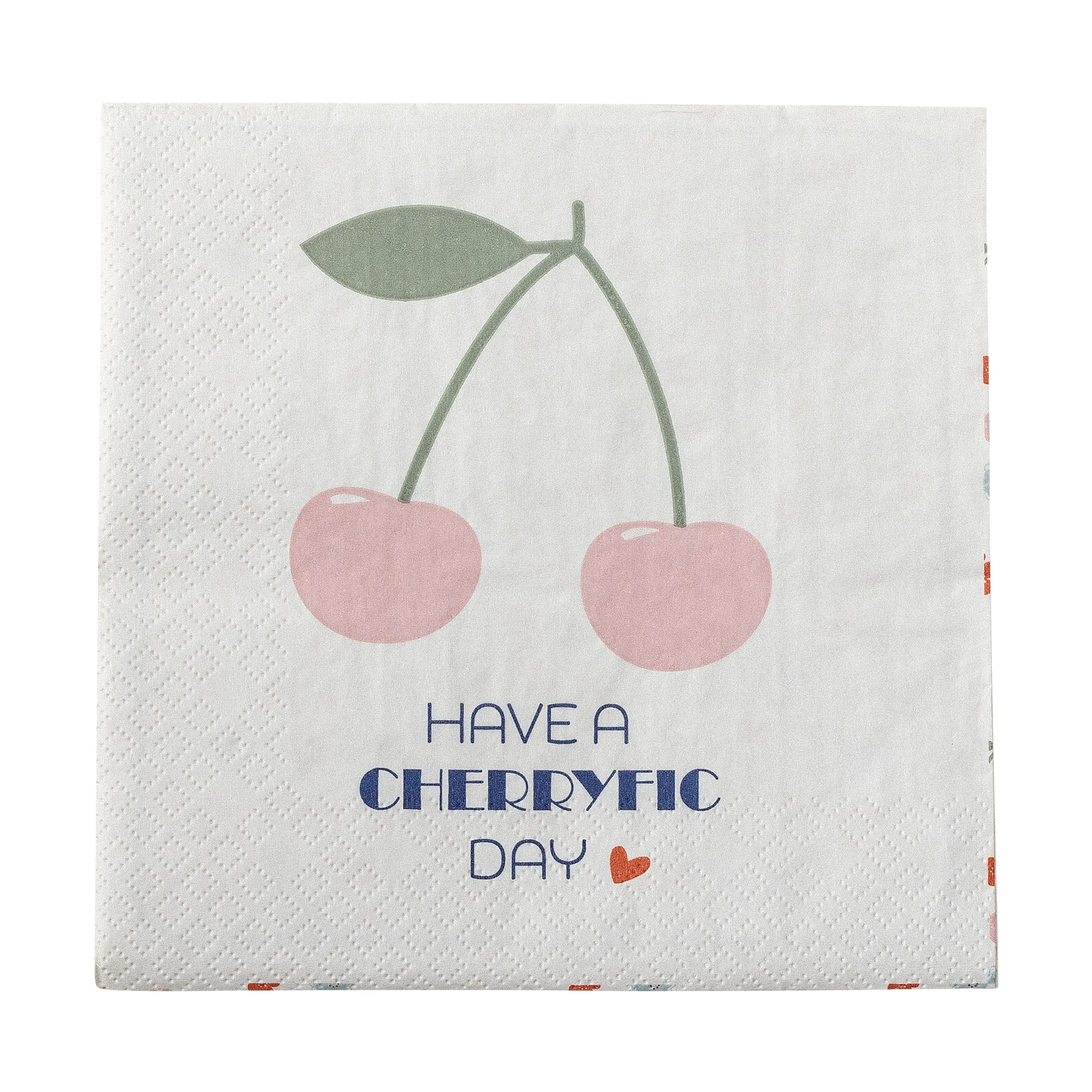 Cherry paper napkins 20-pack, Rose Bloomingville