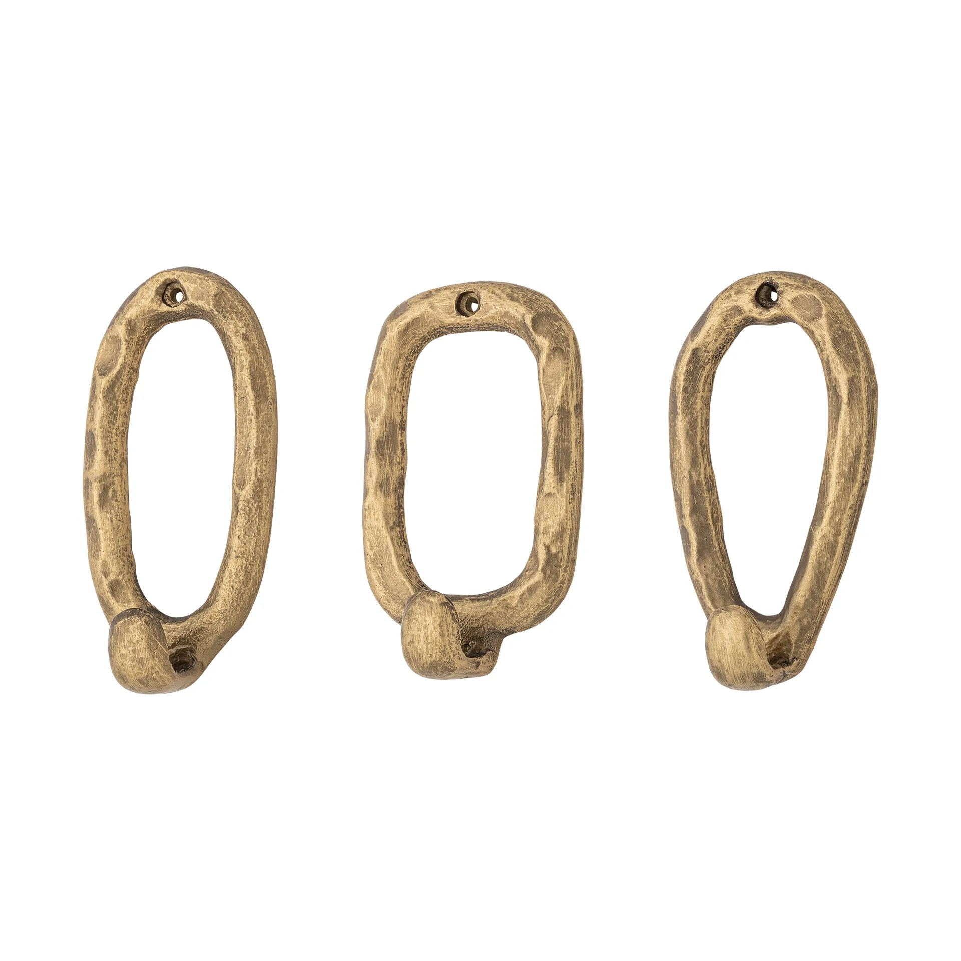 Cias hook 3 pieces, Brass Bloomingville