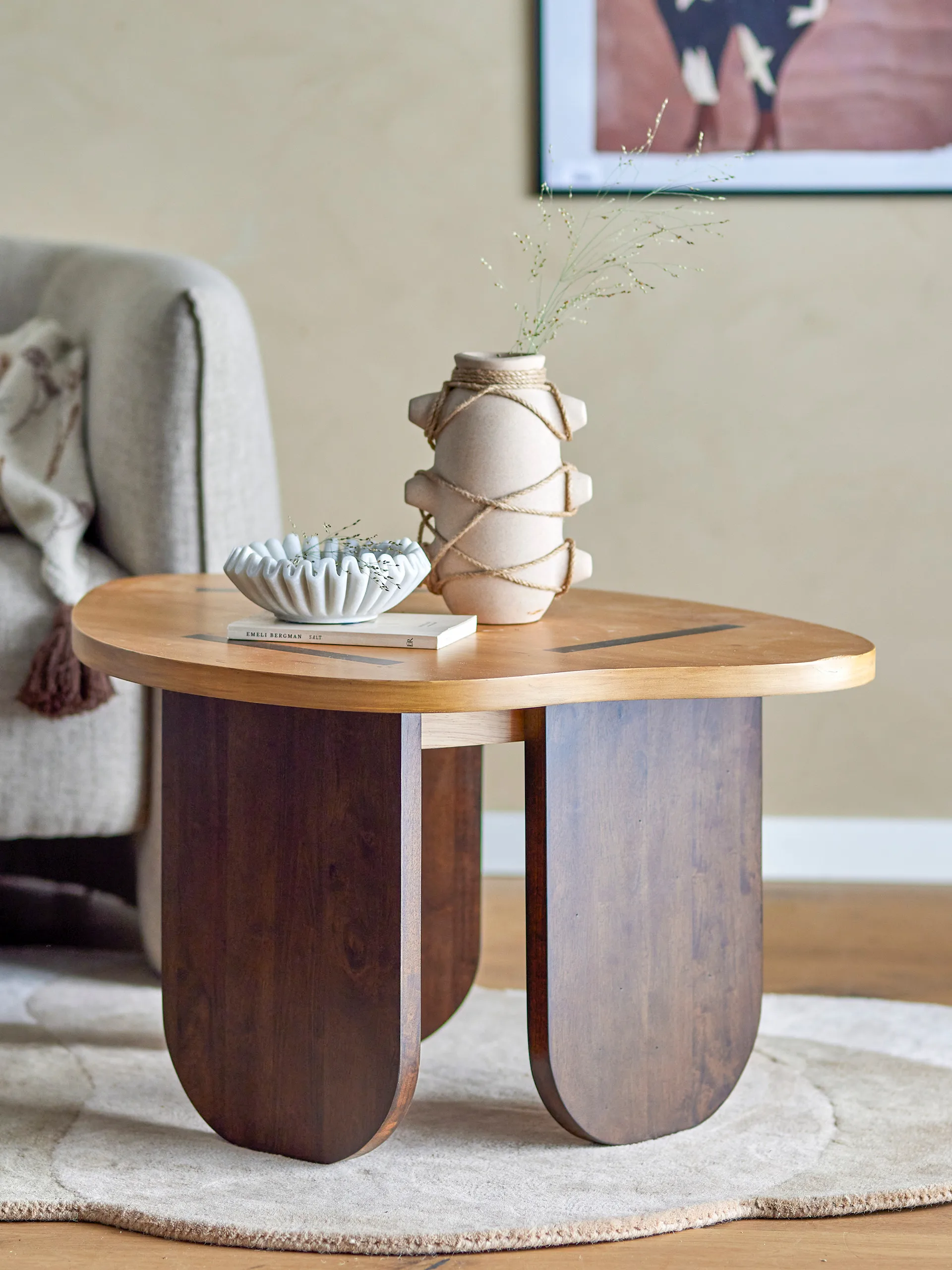 Cilas coffee table 60x75 cm, Rubberwood Bloomingville