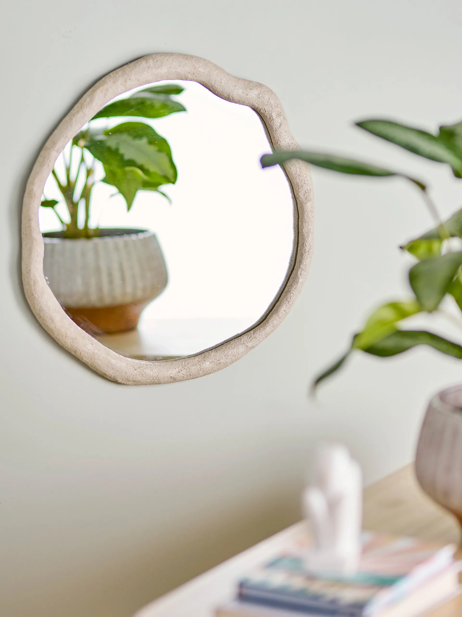 Cillia mirror 38x41 cm, Natural Bloomingville
