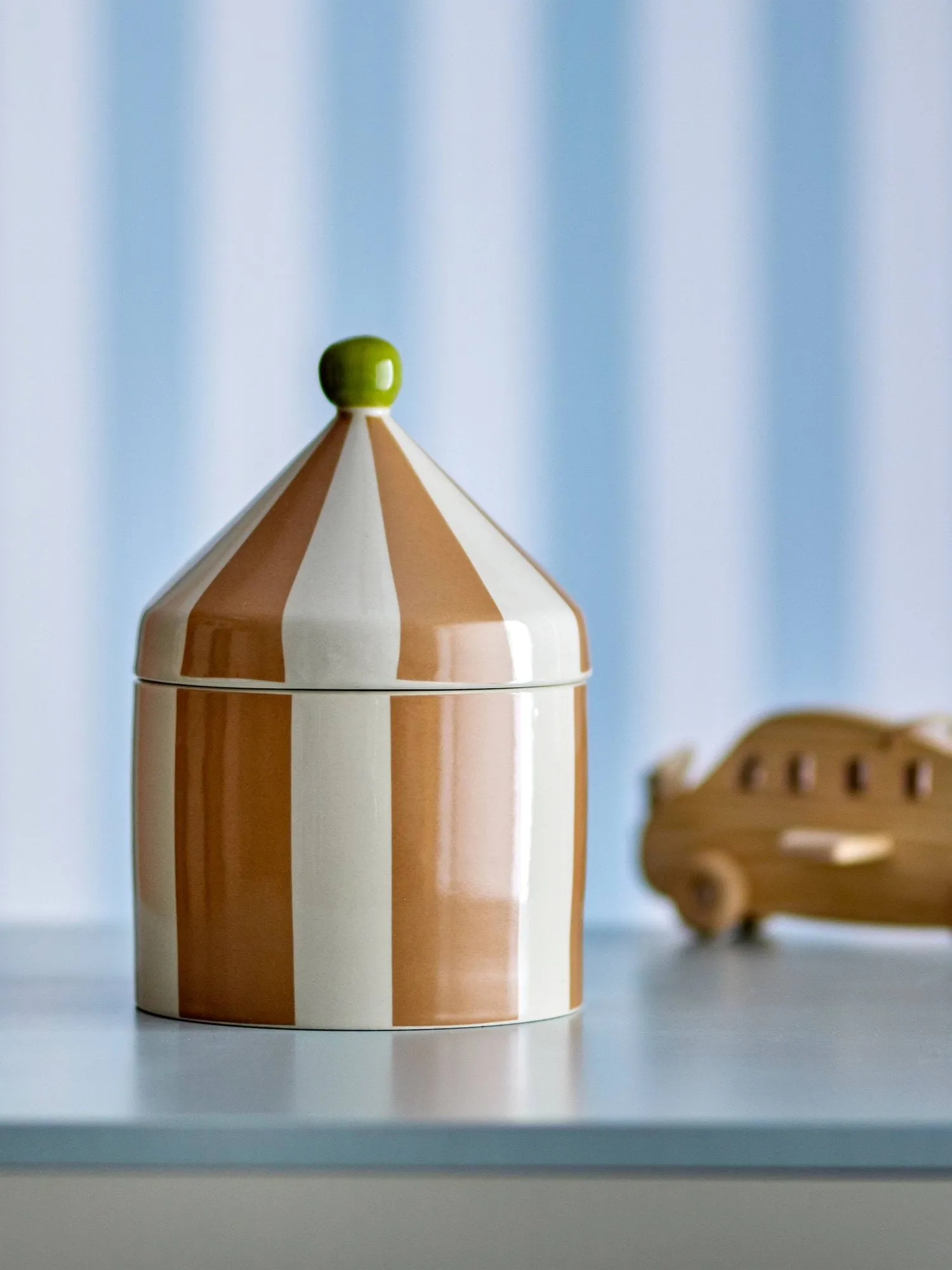 Cimmi jar with lid, Natural Bloomingville