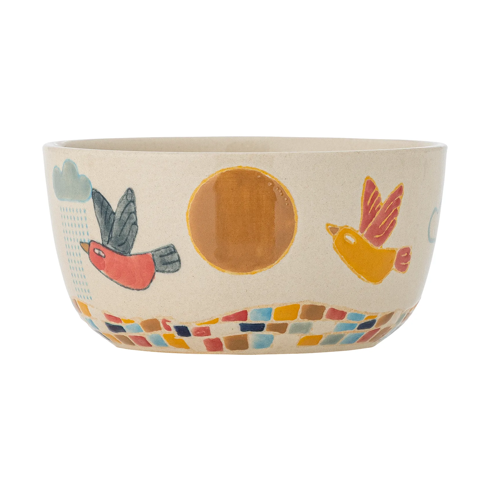 Colorine bowl Ø12 cm, Natural Bloomingville