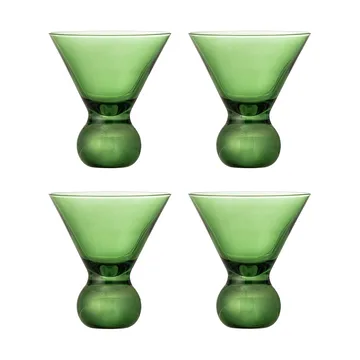 Corliss cocktail glass 4-pack - Green - Bloomingville