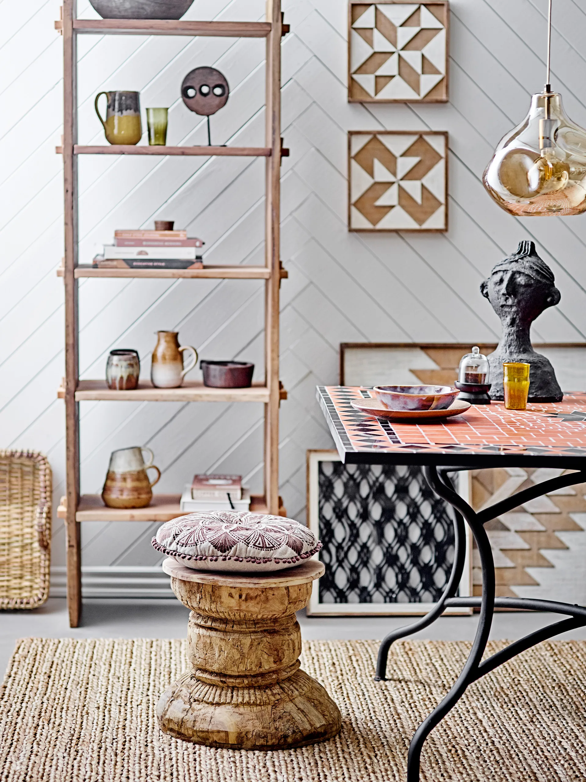 Cornelis pot 80 cl, Yellow Bloomingville