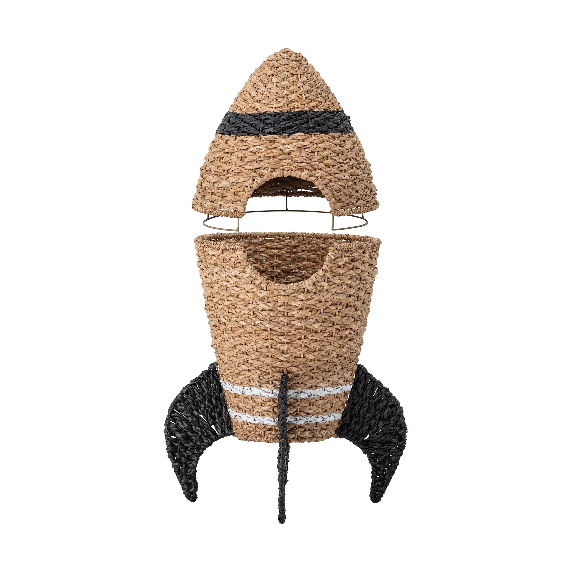 Cosmina storage basket with lid Ø40x68,5 cm, Nature Bloomingville