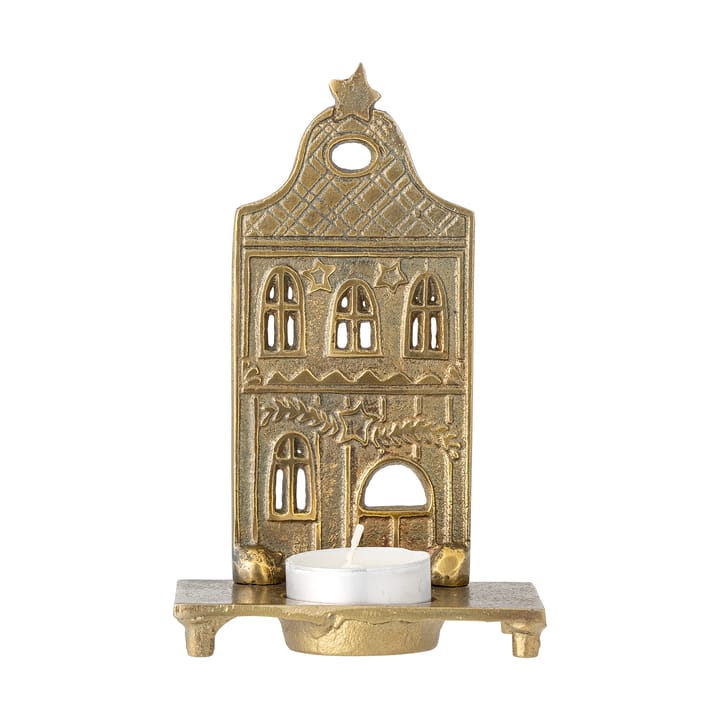 Crista tealight holder 5.5x14 cm, Brass Bloomingville