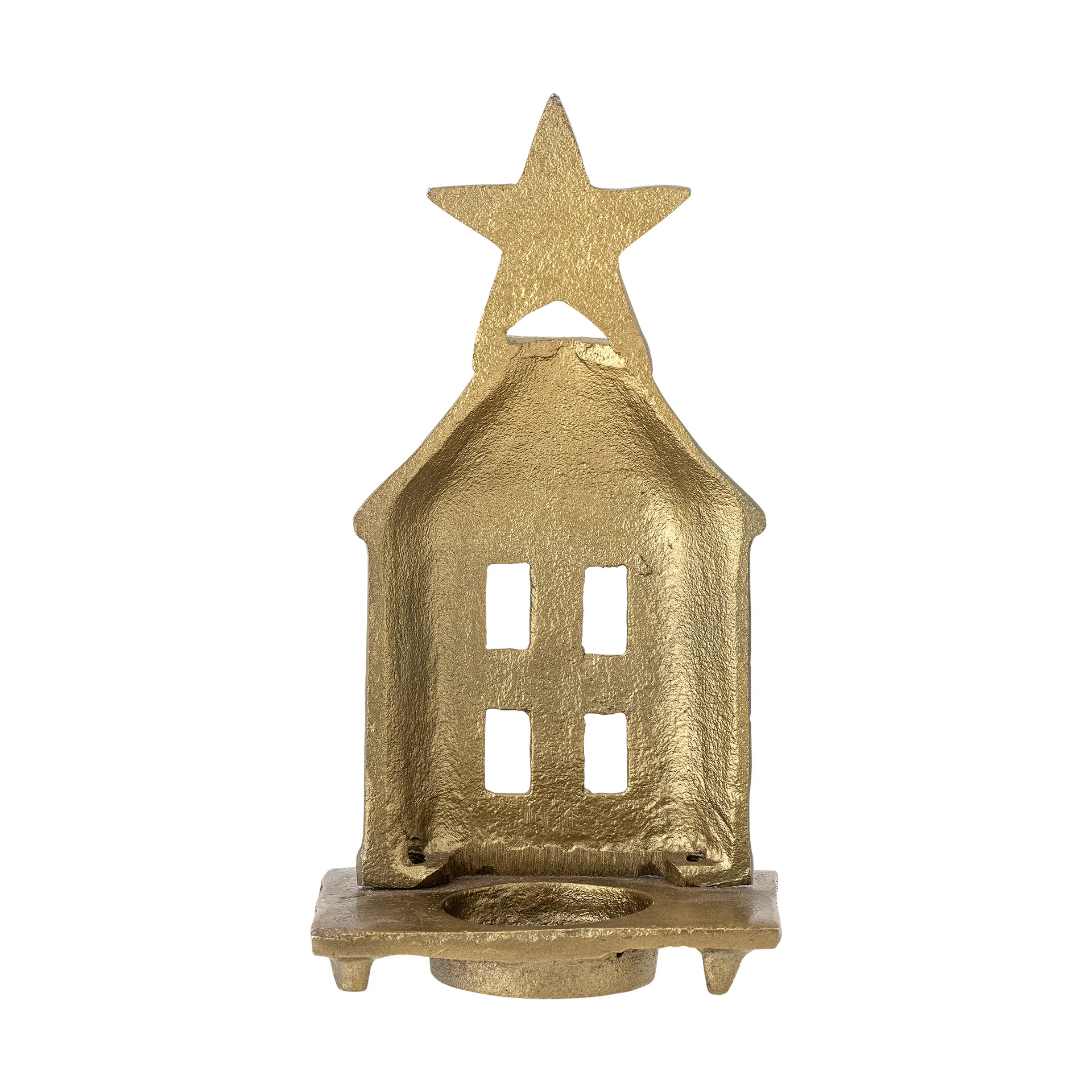 Crista tealight holder 6x17 cm, Brass Bloomingville