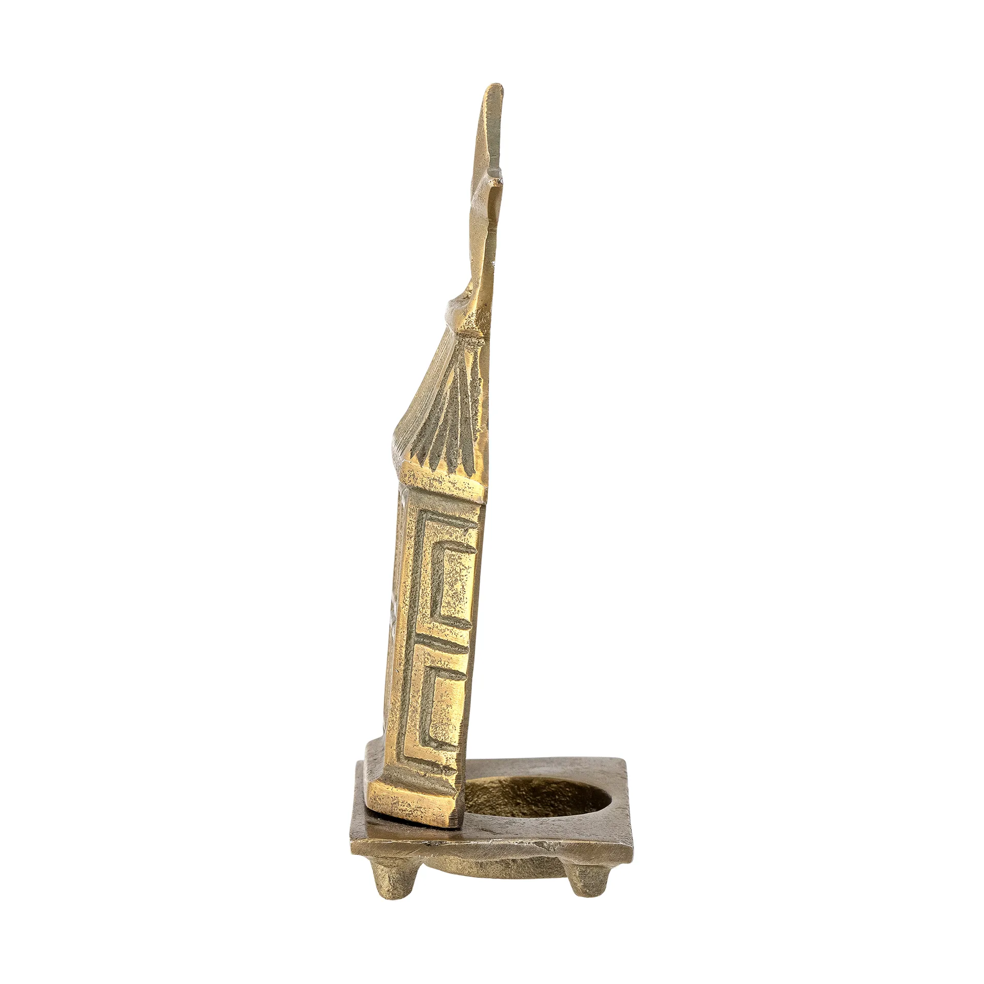 Crista tealight holder 6x17 cm, Brass Bloomingville