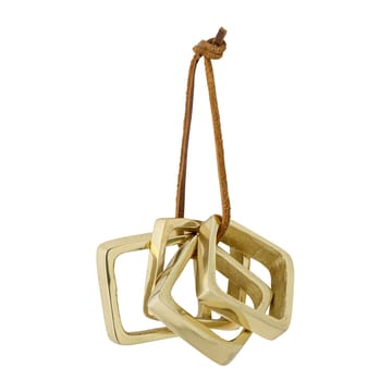 Cybelle napkin ring 4.5x4.5 cm 4-pack - Gold - Bloomingville