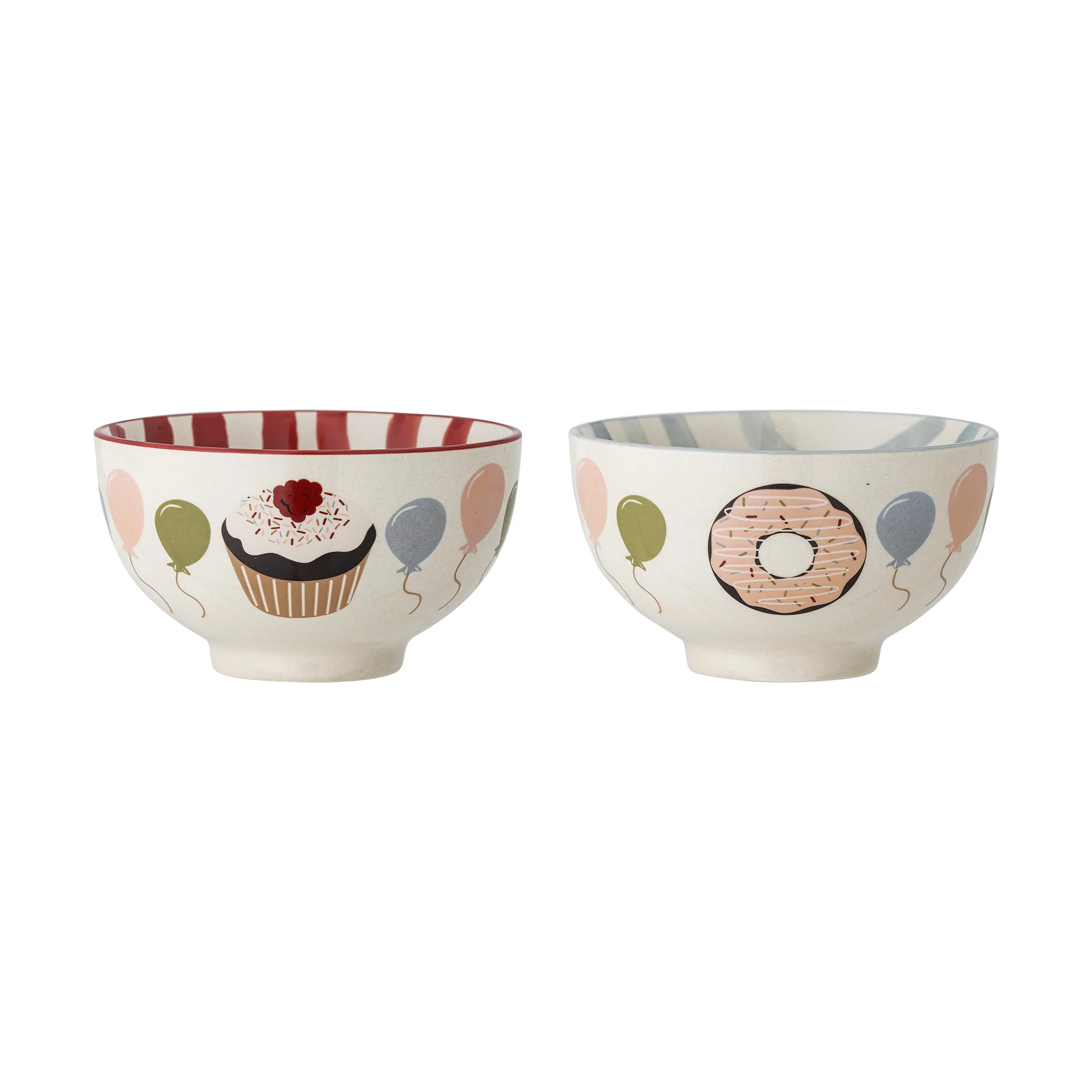 Darby bowl 55 cl 2 parts, Red Bloomingville