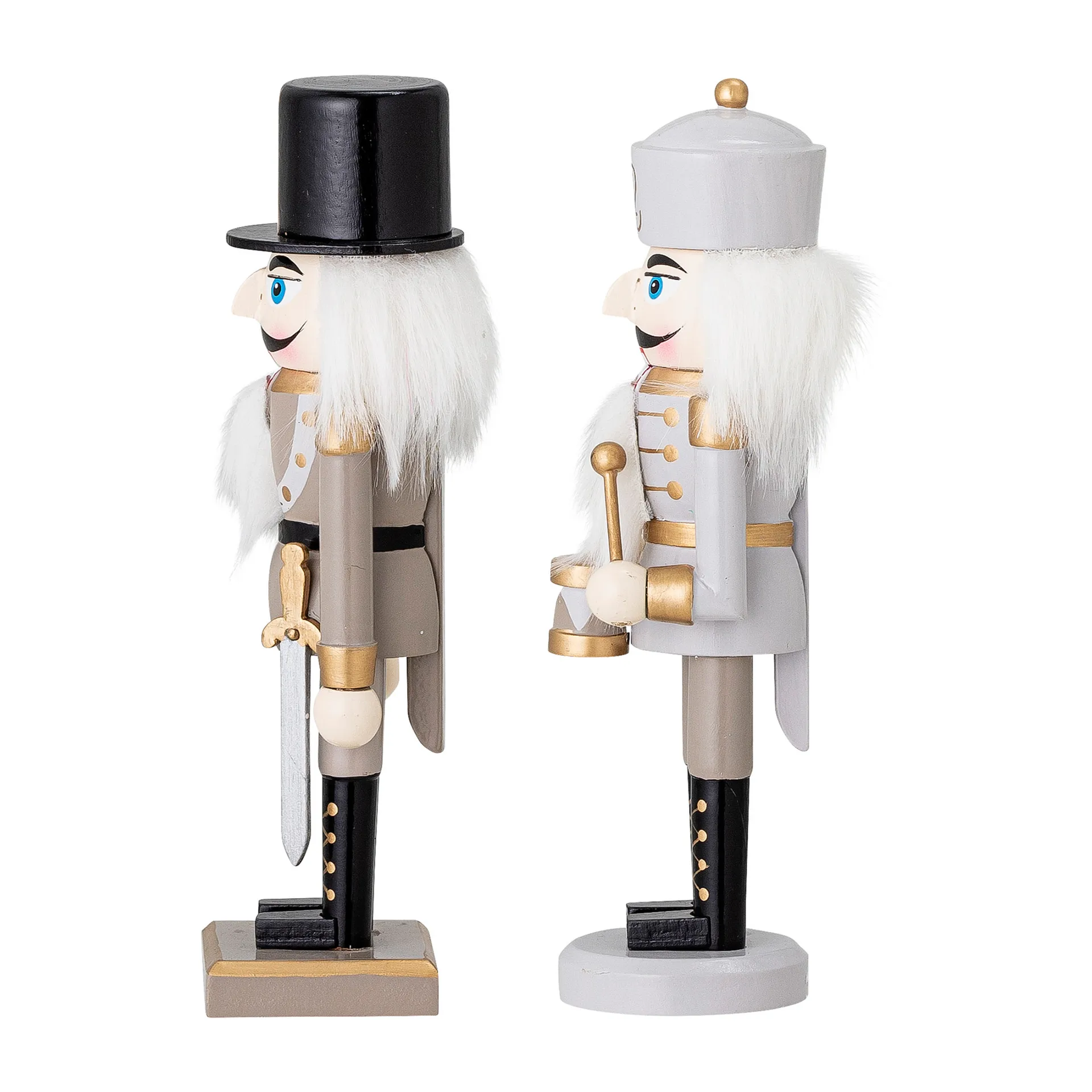 Darren nut cracker decoration 20.5 cm 2 pieces, Gold Bloomingville