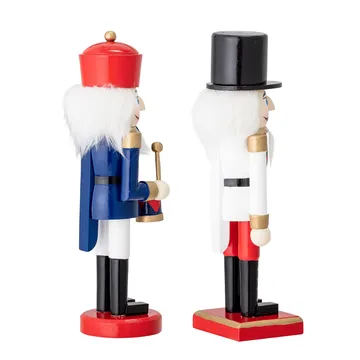 Darren nut cracker decoration 20.5 cm 2 pieces - Red - Bloomingville