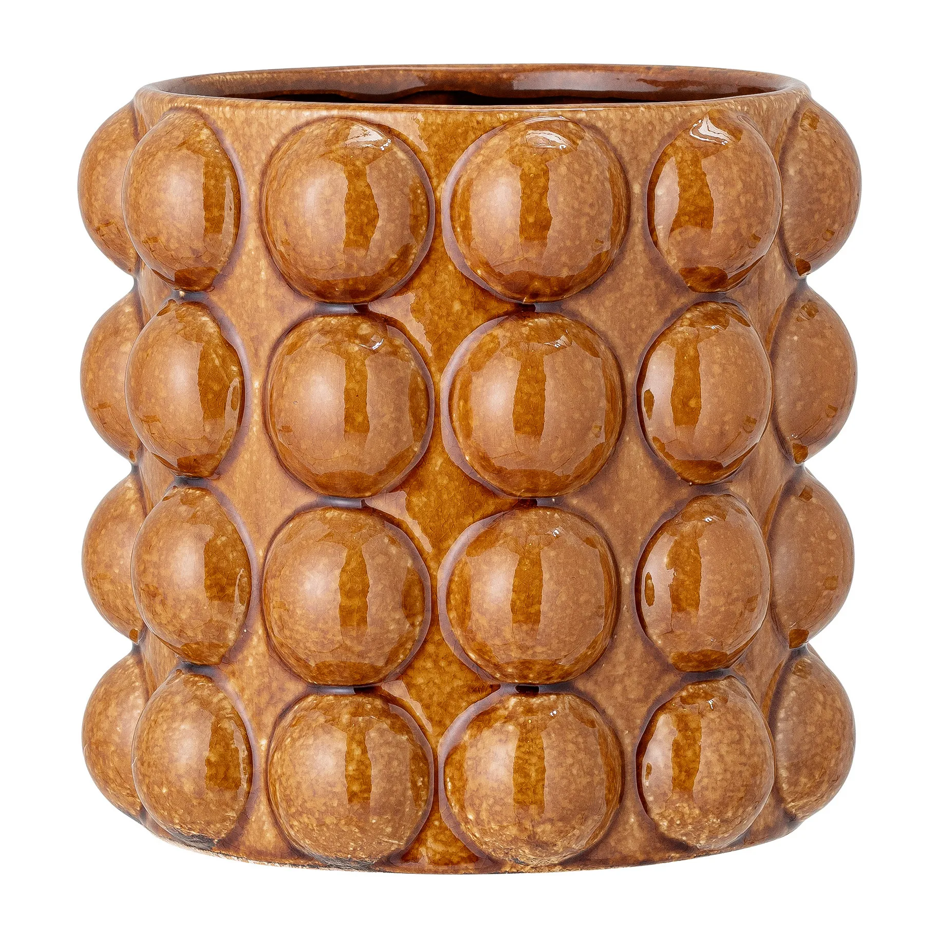 Deia flower pot Ø23.5 cm, Brown Bloomingville