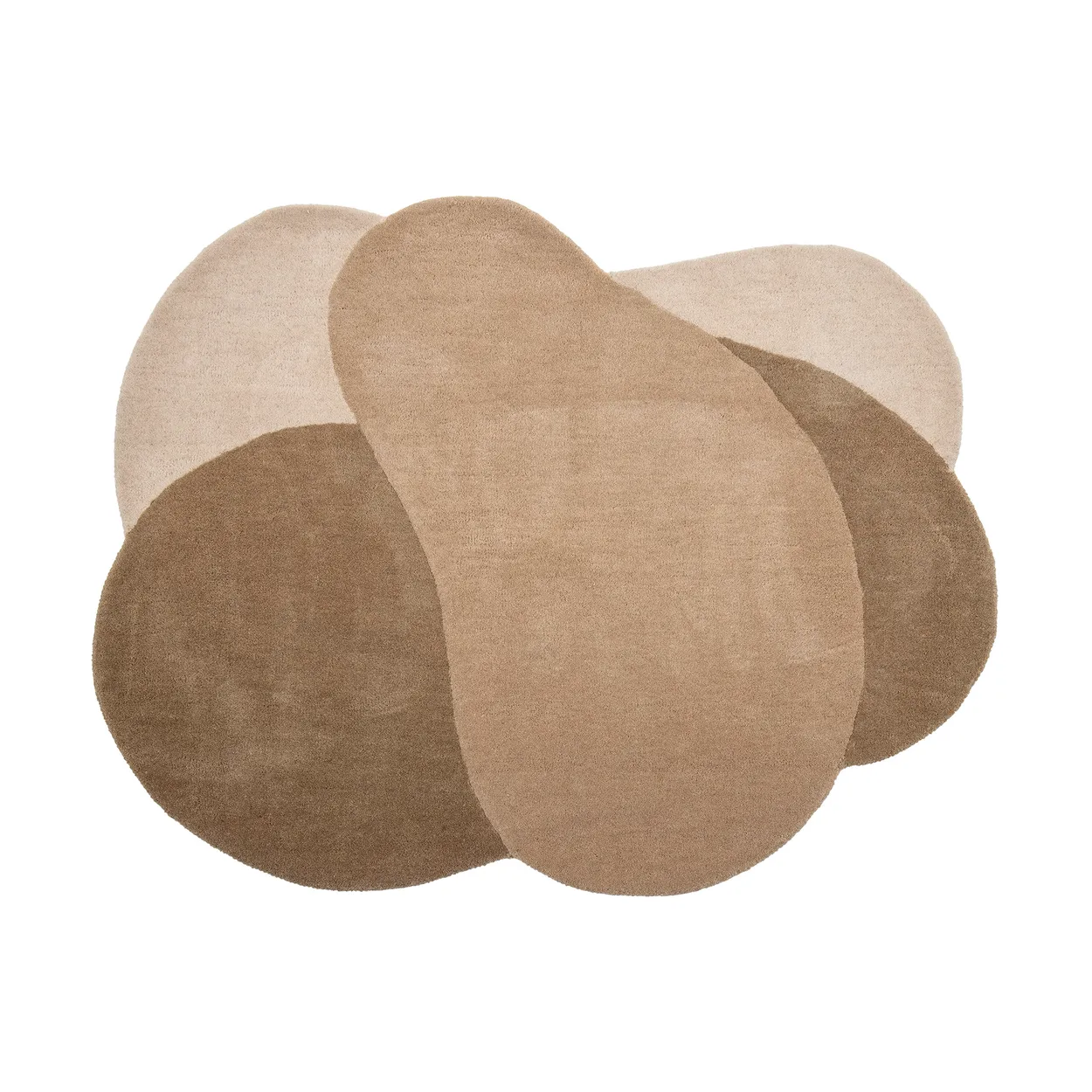 Bloomingville Denton rug 110x140 cm Brown | Scandinavian Design | Wool rugs | Brown