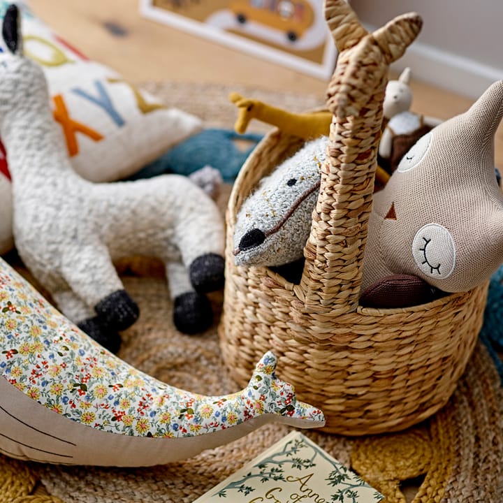 Dinne storage basket with giraffe, nature Bloomingville