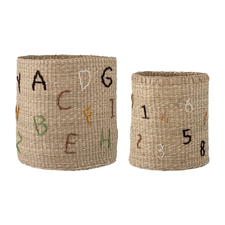 Dinne storage box 2 pieces - Alphabet - Bloomingville