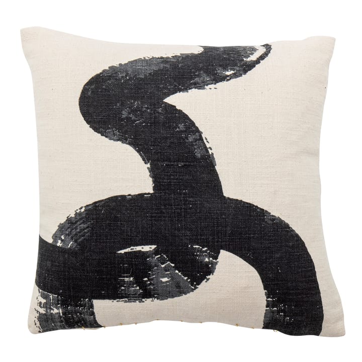 Ebell cushion 40x40 cm - white-black - Bloomingville