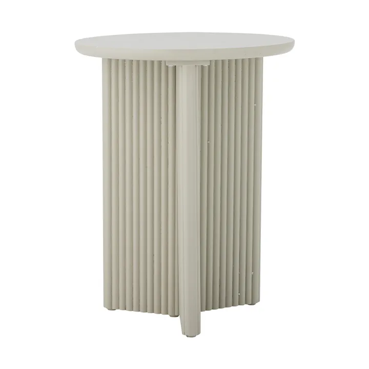 Edith side table Ø40 cm - White - Bloomingville