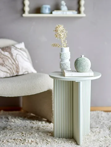 Edith side table Ø40 cm - White - Bloomingville