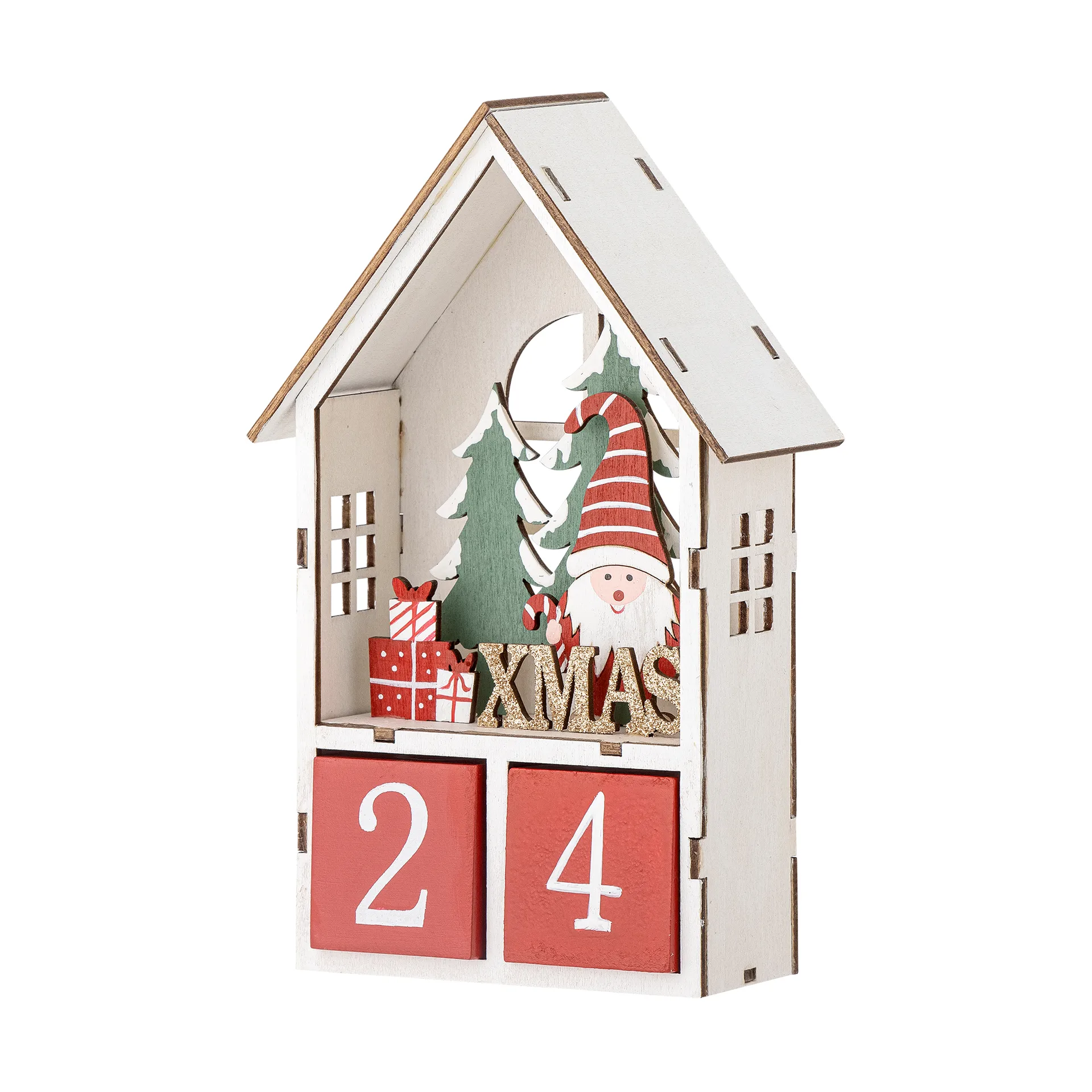 Edmund calendar with dates, Red Bloomingville