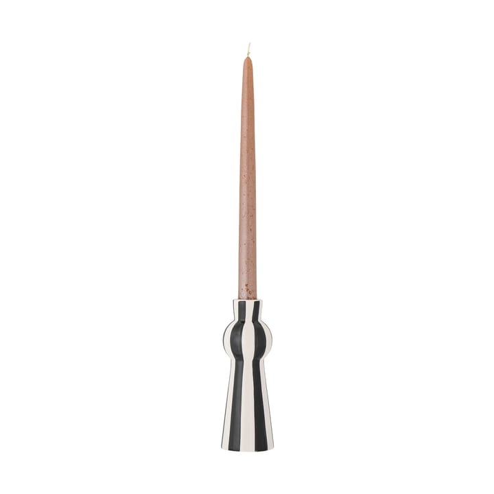 Eja candle stick 17 cm - Black-white - Bloomingville