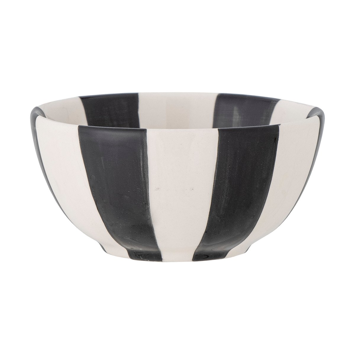 Bloomingville Eja candle stick o9 cm Black-white | Scandinavian Design | Candle holders | Black
