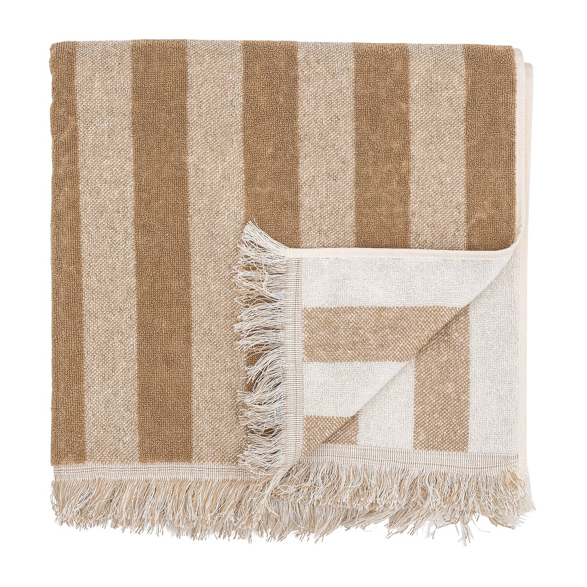 Bloomingville Elaia towel 50x100 cm Brown | Scandinavian Design | Bath towels | Brown