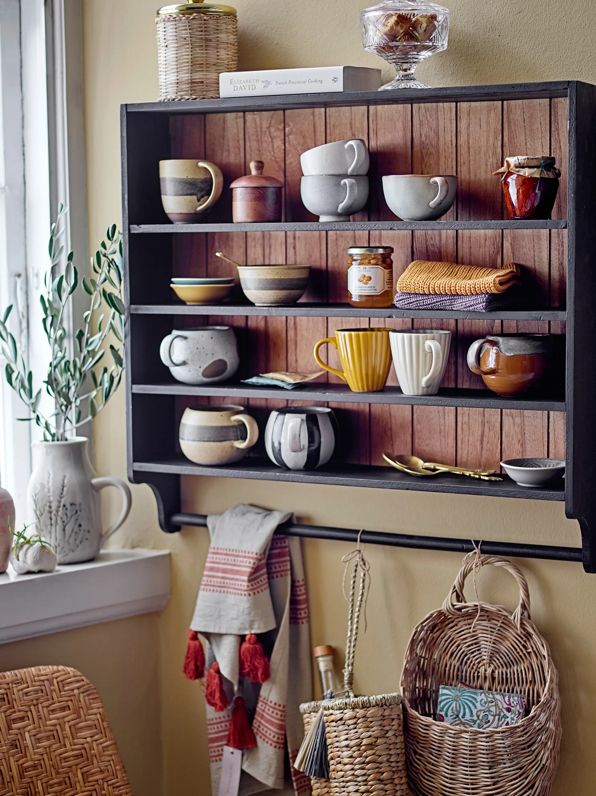 Elia cup stoneware 30 cl, Brown Bloomingville