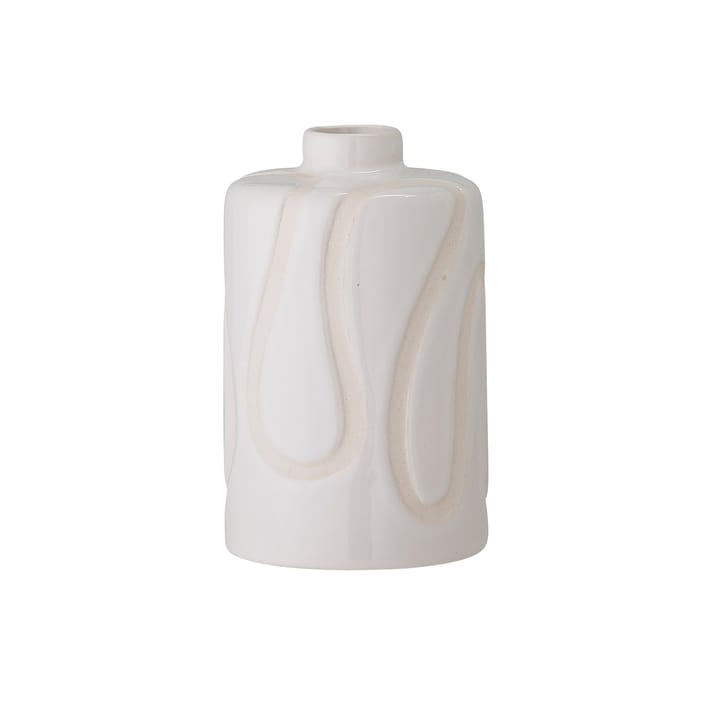 Elice vase stoneware 13 cm - white - Bloomingville