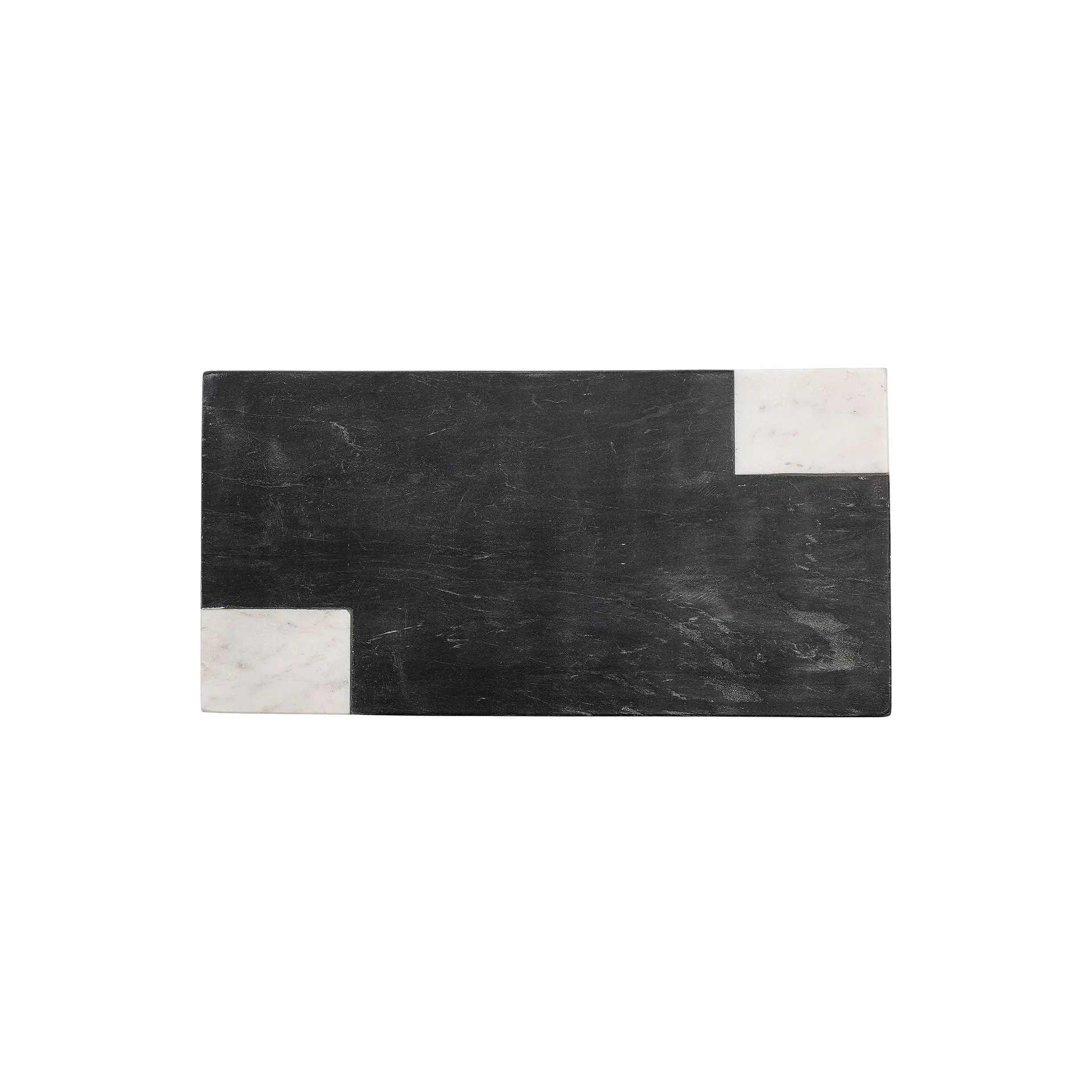 Elvia cutting board marble 23x45.5 cm, black Bloomingville