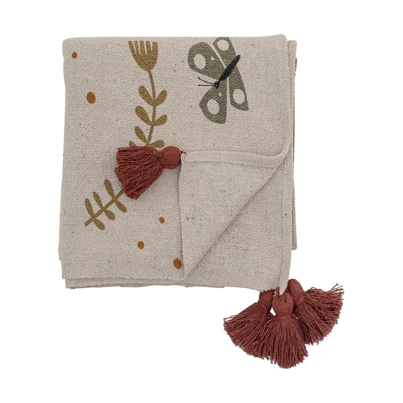 Bloomingville Ember blanket 130x160 cm Brown