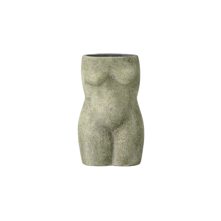 Emeli Deco vase terracotta 16 cm - green - Bloomingville