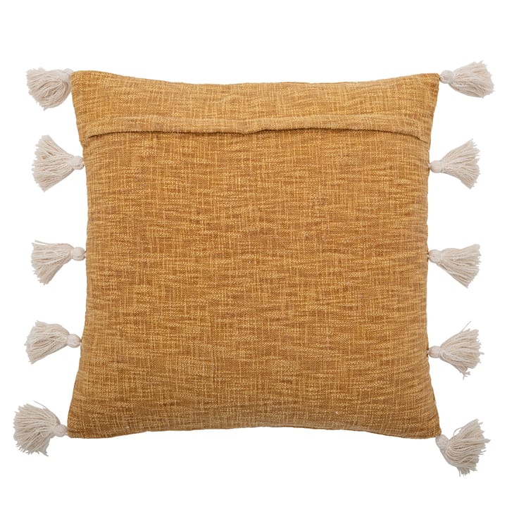 Emely cushion with tassels 55x55 cm - yellow - Bloomingville