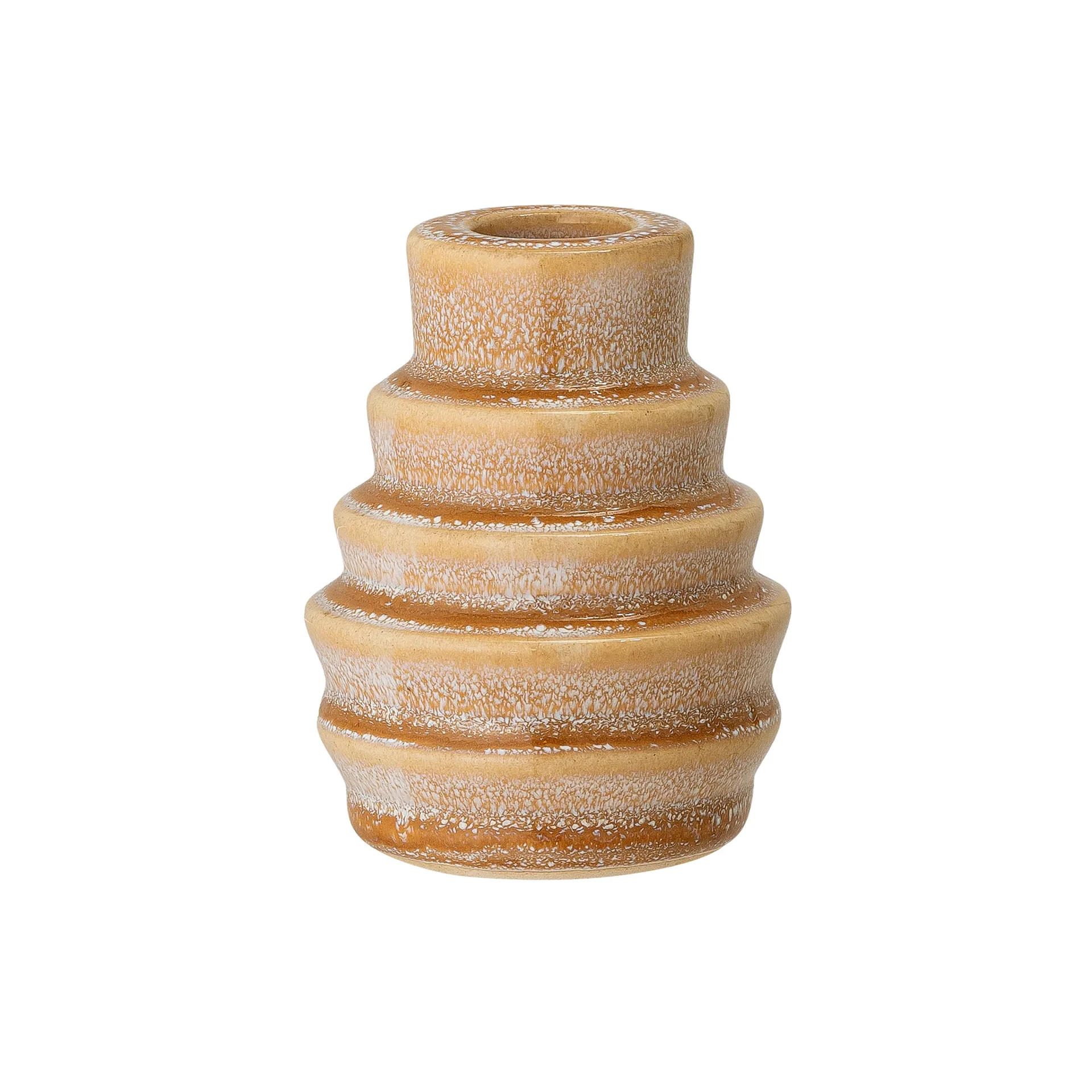 Emin candle sticks stoneware 9 cm, yellow Bloomingville