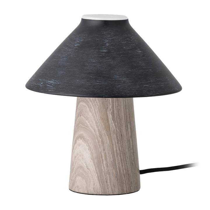 Emiola table lamp Ø20x22 cm - Marble-black - Bloomingville