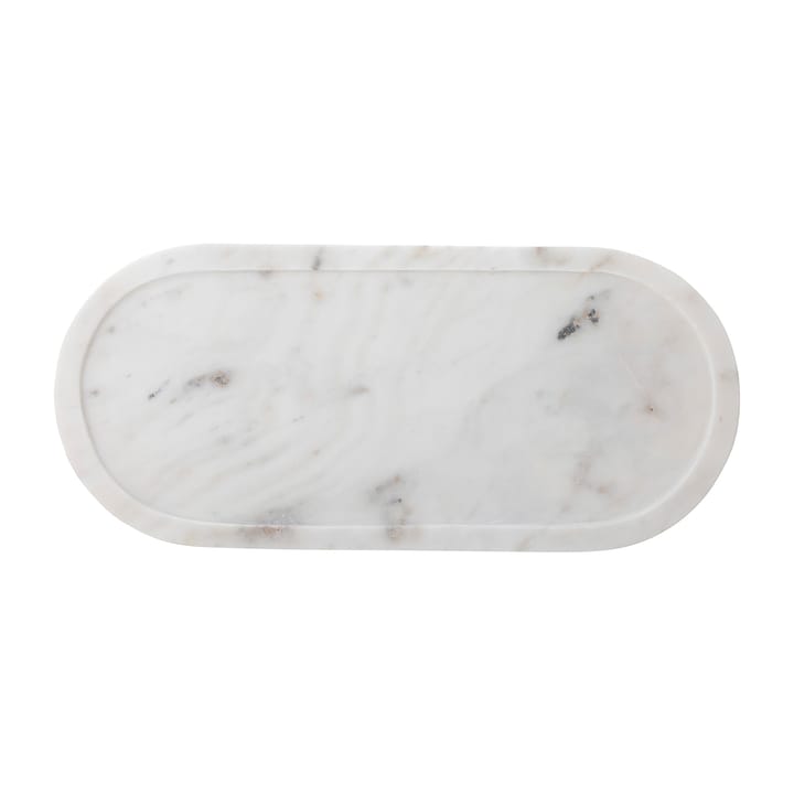 Emmaluna tray 20x45.5 cm, White marble Bloomingville
