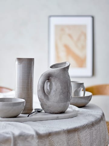 Emmaluna tray 20x45.5 cm - White marble - Bloomingville