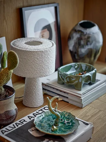 Emmie table lamp Ø 20 cm - White - Bloomingville