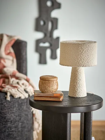 Emmie table lamp Ø 20 cm - White - Bloomingville