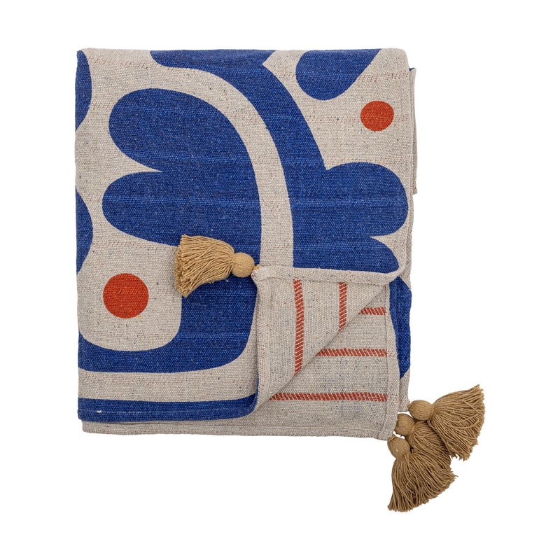 Bloomingville Eviaya throw 130x160 cm Blue