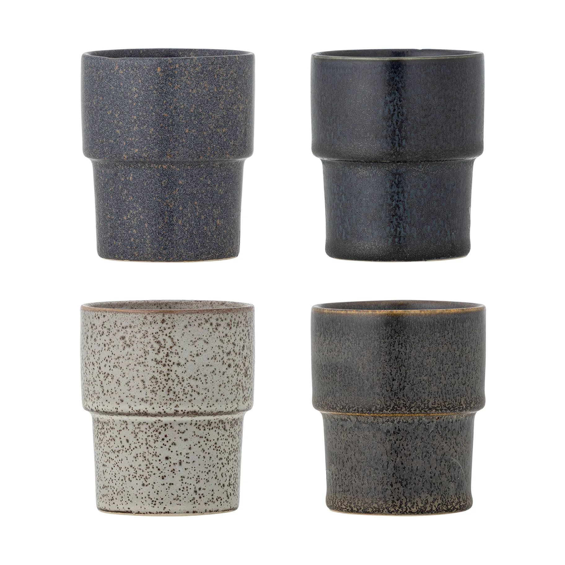 Ewan mug 4-pack, Brown Bloomingville