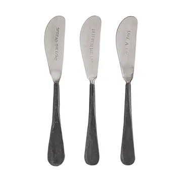 Fabricio butter knife 3 pieces - Stainless steel - Bloomingville