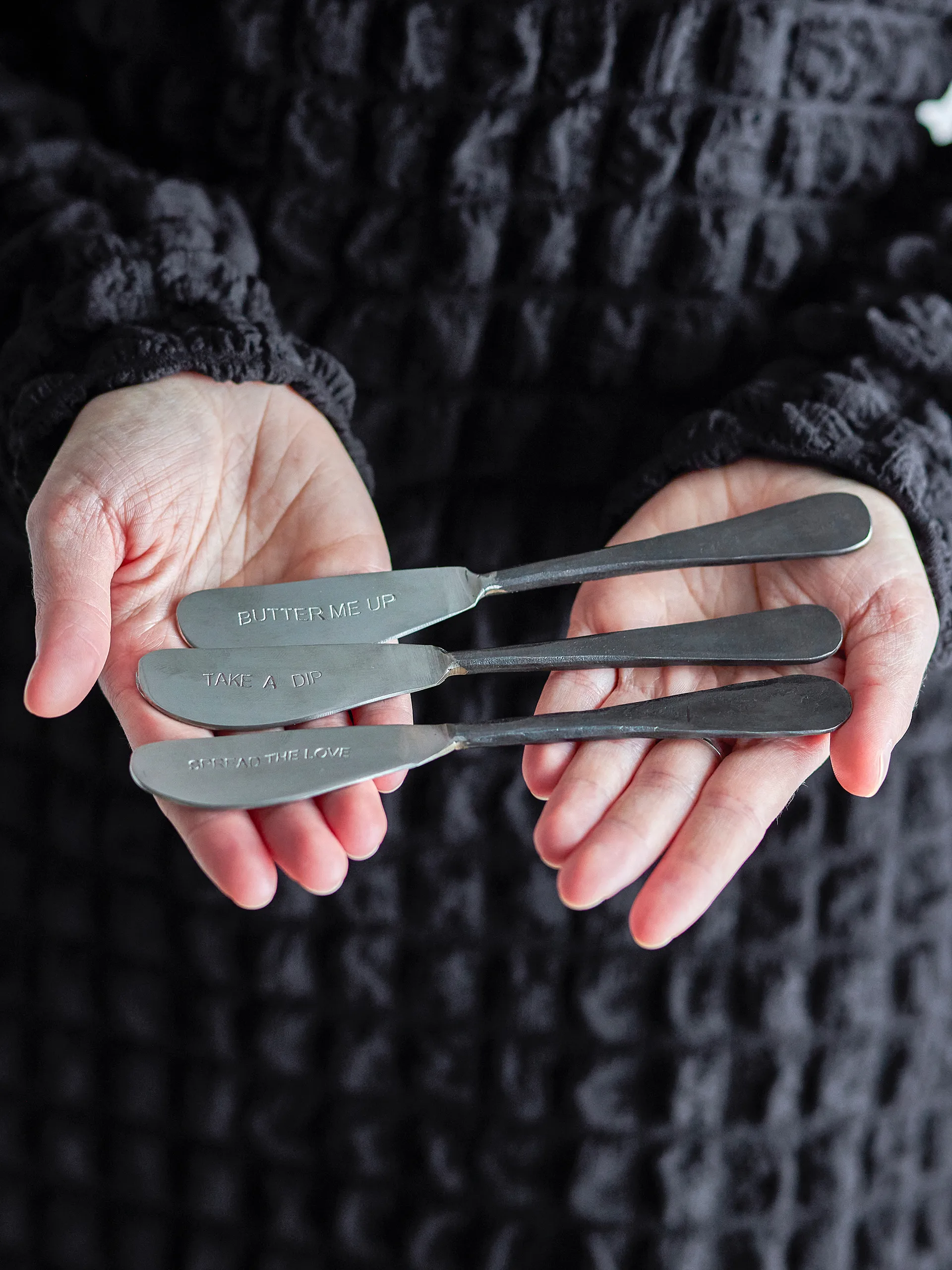 Fabricio butter knife 3 pieces, Stainless steel Bloomingville